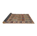 Sideview of Traditional Red Brown Persian Rug, tr3396