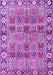 Machine Washable Persian Purple Traditional Area Rugs, wshtr3396pur