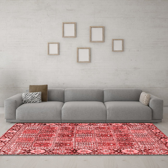 Traditional Red Washable Rugs