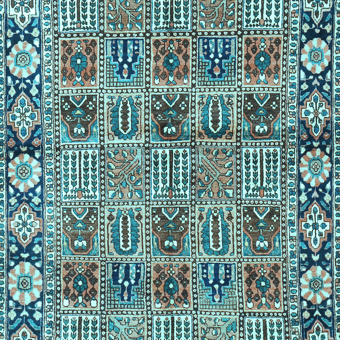 Machine Washable Persian Light Blue Traditional Rug, wshtr3396lblu