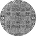 Machine Washable Persian Gray Traditional Rug, wshtr3396gry