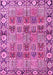 Machine Washable Persian Pink Traditional Rug, wshtr3396pnk