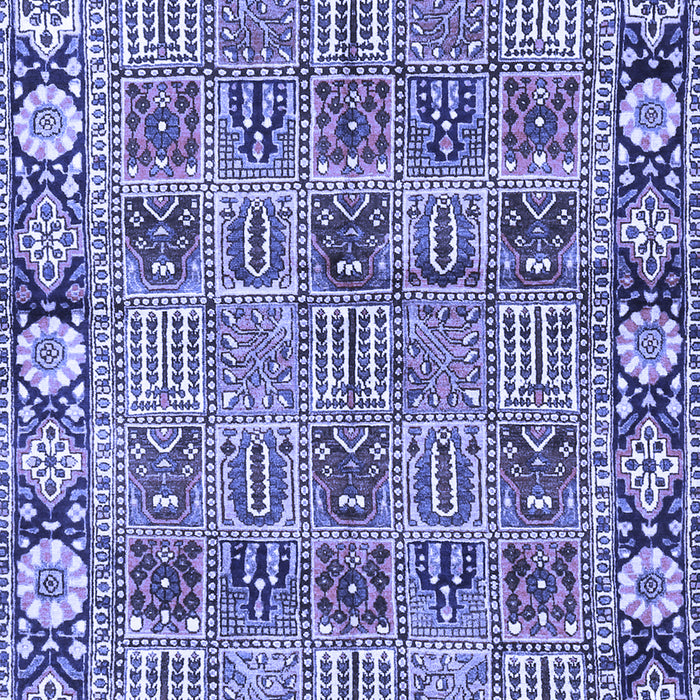 Machine Washable Persian Blue Traditional Rug, wshtr3396blu