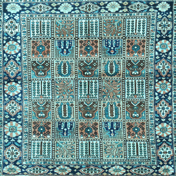Square Persian Light Blue Traditional Rug, tr3396lblu