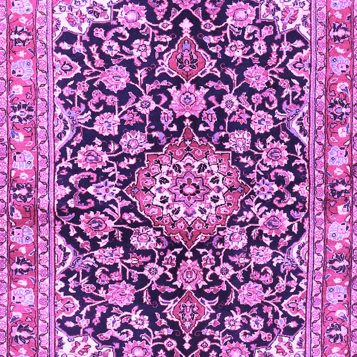 Medallion Purple Traditional Rug, tr3397pur