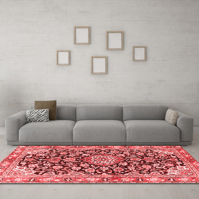 Traditional Red Washable Rugs