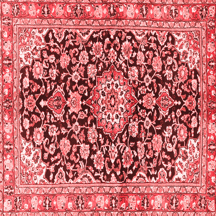 Medallion Red Traditional Rug, tr3397red
