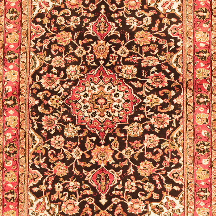 Medallion Orange Traditional Rug, tr3397org