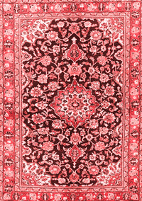 Medallion Red Traditional Rug, tr3397red