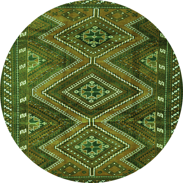 Machine Washable Persian Green Traditional Area Rugs, wshtr3398grn