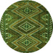 Machine Washable Persian Green Traditional Area Rugs, wshtr3398grn