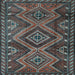 Square Persian Light Blue Traditional Rug, tr3398lblu