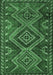 Machine Washable Persian Emerald Green Traditional Area Rugs, wshtr3398emgrn