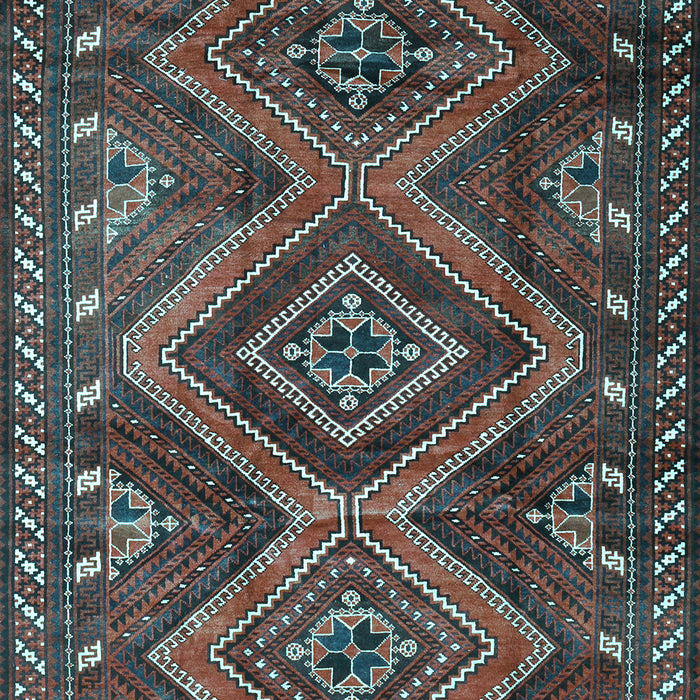 Machine Washable Persian Light Blue Traditional Rug, wshtr3398lblu