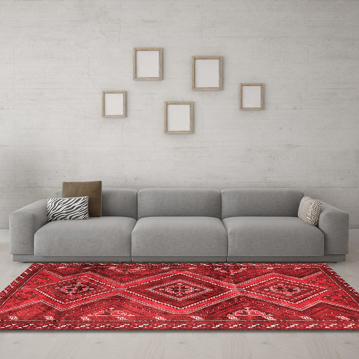 Traditional Red Washable Rugs