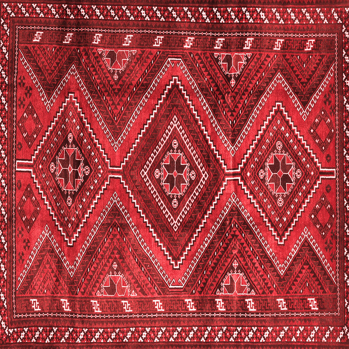 Machine Washable Persian Red Traditional Rug, wshtr3398red