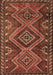 Machine Washable Persian Brown Traditional Rug, wshtr3398brn