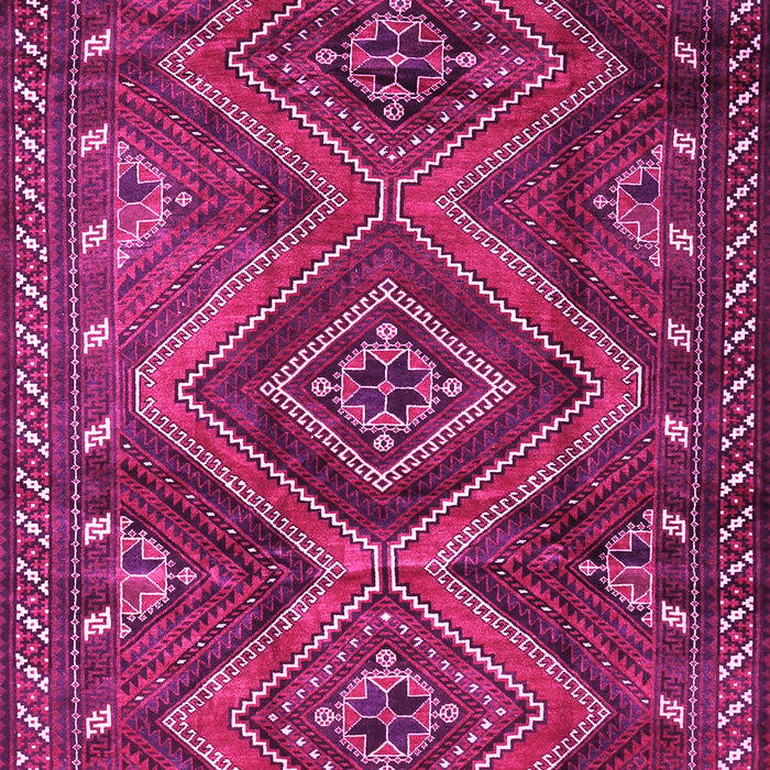 Machine Washable Persian Pink Traditional Rug, wshtr3398pnk