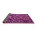 Sideview of Persian Purple Traditional Rug, tr3398pur