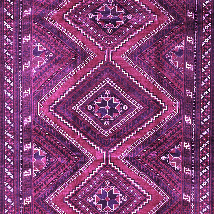 Machine Washable Persian Purple Traditional Area Rugs, wshtr3398pur