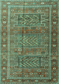 Persian Turquoise Traditional Rug, tr3399turq