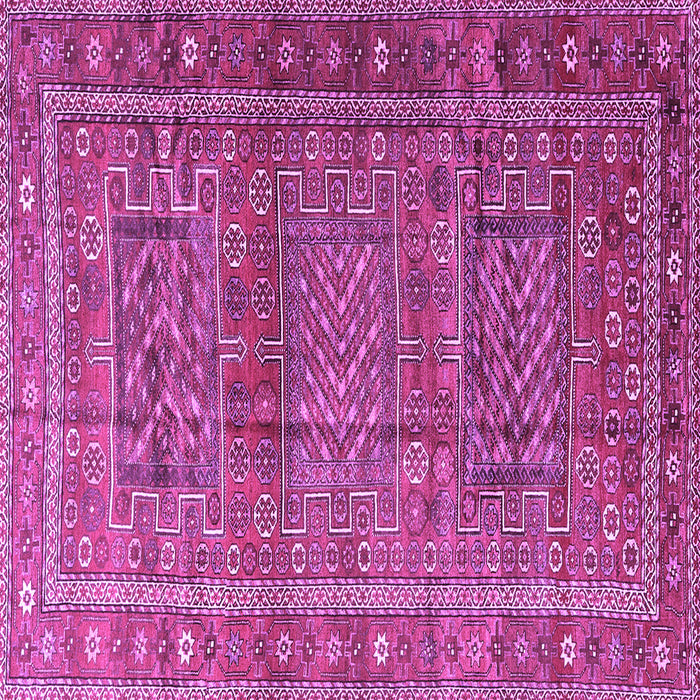 Square Persian Purple Traditional Rug, tr3399pur