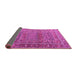 Sideview of Persian Purple Traditional Rug, tr3399pur