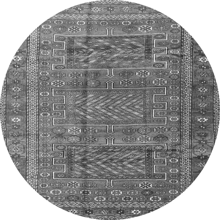 Square Persian Gray Traditional Rug, tr3399gry