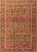 Machine Washable Persian Brown Traditional Rug, wshtr3399brn