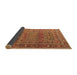 Sideview of Persian Brown Traditional Rug, tr3399brn