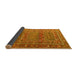 Sideview of Persian Yellow Traditional Rug, tr3399yw