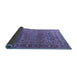 Sideview of Persian Blue Traditional Rug, tr3399blu