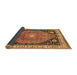 Sideview of Persian Brown Traditional Rug, tr33brn