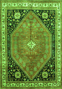 Persian Green Traditional Rug, tr33grn