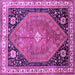 Square Persian Purple Traditional Rug, tr33pur