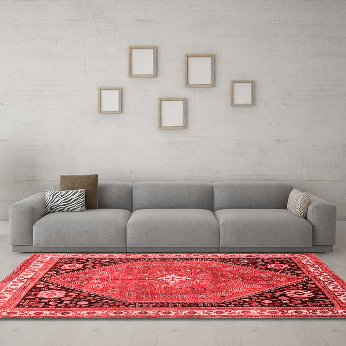 Traditional Red Washable Rugs