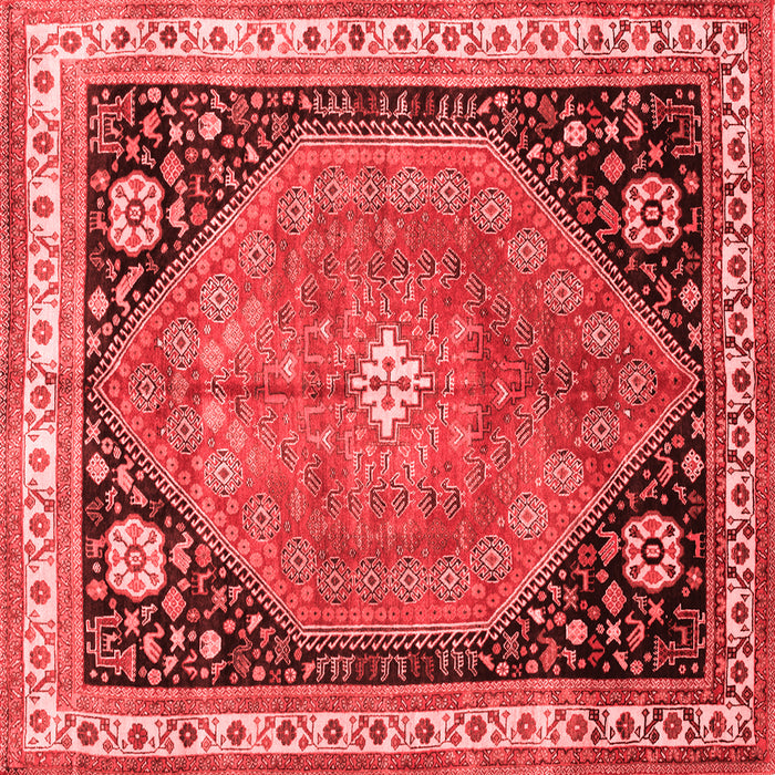 Machine Washable Persian Red Traditional Rug, wshtr33red