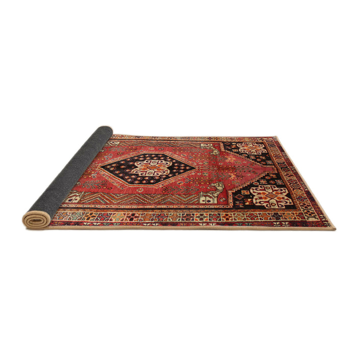 Sideview of Traditional Red Persian Rug, tr34