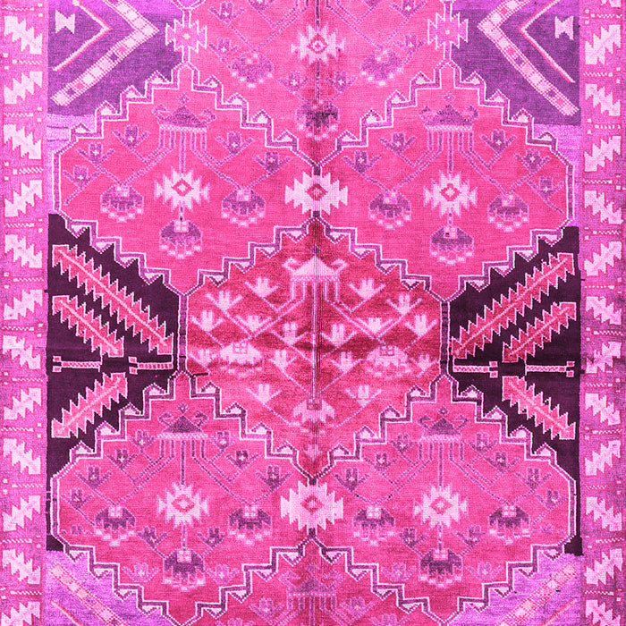 Machine Washable Persian Pink Traditional Rug, wshtr3400pnk