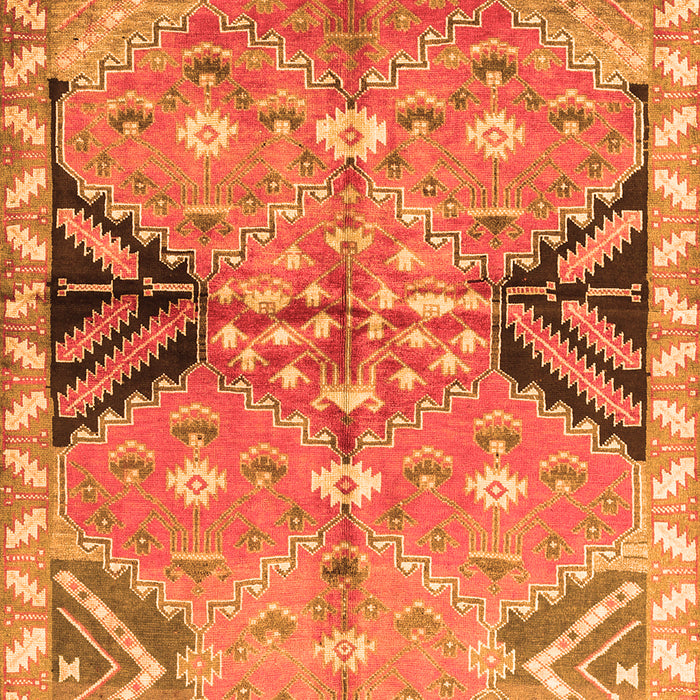 Persian Orange Traditional Rug, tr3400org