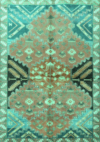 Persian Turquoise Traditional Rug, tr3400turq