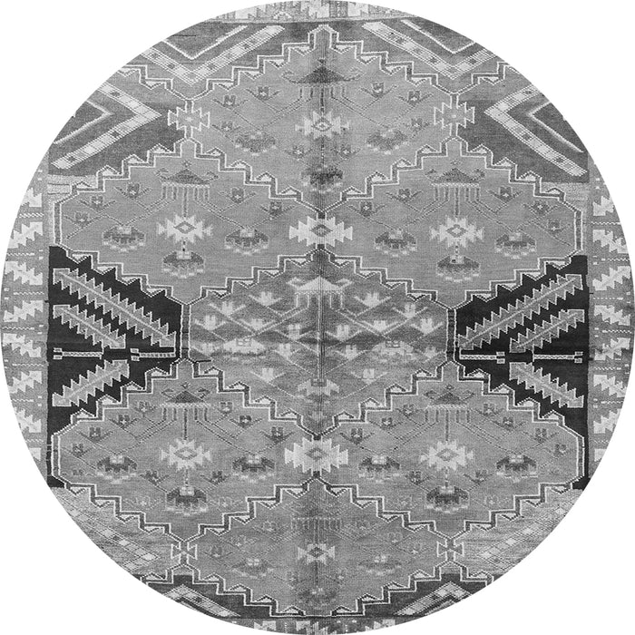 Machine Washable Persian Gray Traditional Rug, wshtr3400gry