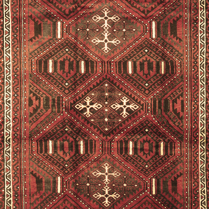 Machine Washable Persian Brown Traditional Rug, wshtr3401brn