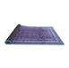 Sideview of Persian Blue Traditional Rug, tr3402blu