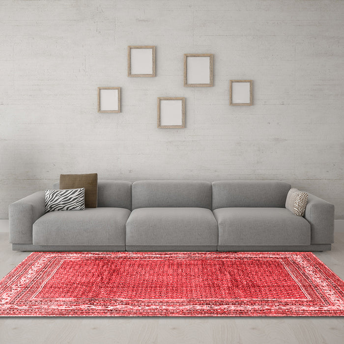 Traditional Red Washable Rugs