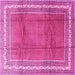 Square Persian Pink Traditional Rug, tr3402pnk