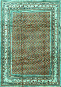 Persian Turquoise Traditional Rug, tr3402turq