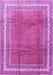 Machine Washable Persian Purple Traditional Area Rugs, wshtr3402pur