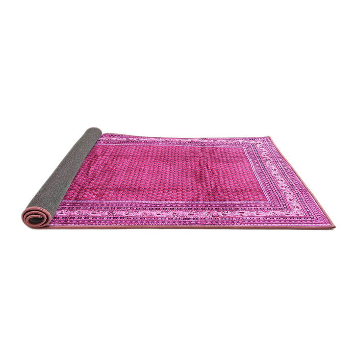 Sideview of Persian Pink Traditional Rug, tr3402pnk