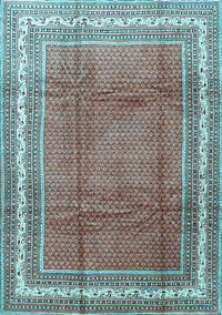 Persian Light Blue Traditional Rug, tr3402lblu